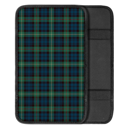 Irish Tartan Pattern Print Car Center Console Cover