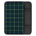 Irish Tartan Pattern Print Car Center Console Cover