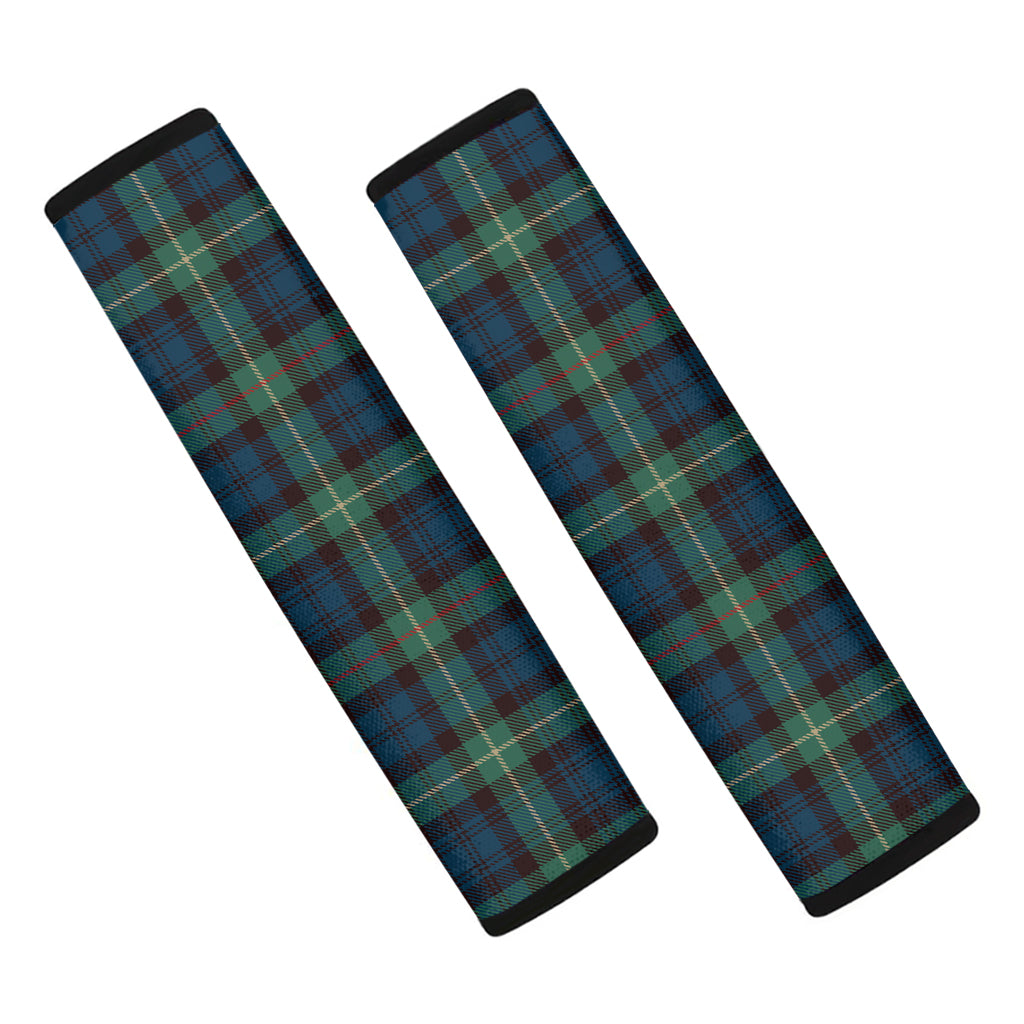 Irish Tartan Pattern Print Car Seat Belt Covers