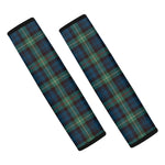 Irish Tartan Pattern Print Car Seat Belt Covers