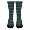 Irish Tartan Pattern Print Crew Socks