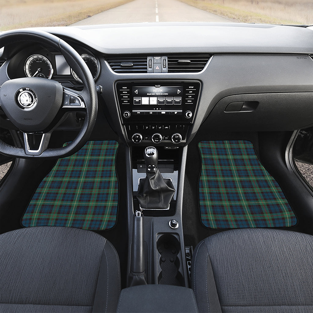 Irish Tartan Pattern Print Front and Back Car Floor Mats