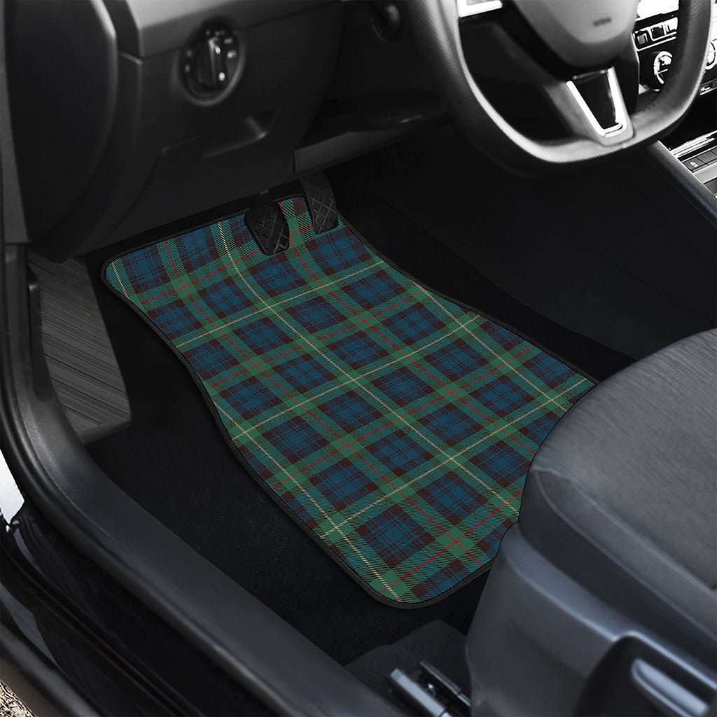 Irish Tartan Pattern Print Front and Back Car Floor Mats