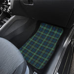 Irish Tartan Pattern Print Front and Back Car Floor Mats