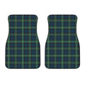 Irish Tartan Pattern Print Front Car Floor Mats