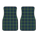 Irish Tartan Pattern Print Front Car Floor Mats