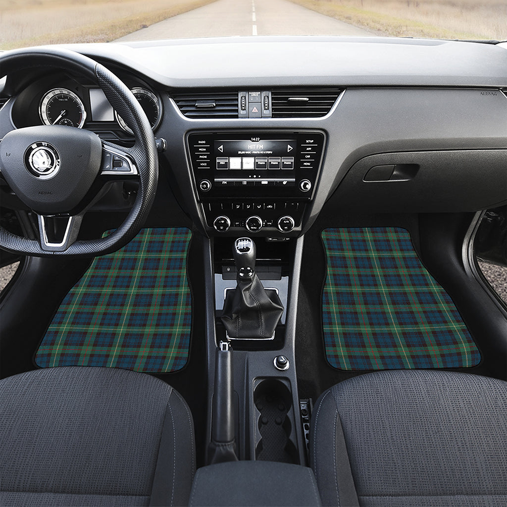 Irish Tartan Pattern Print Front Car Floor Mats