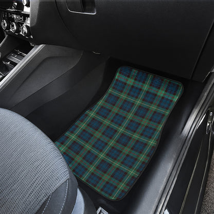 Irish Tartan Pattern Print Front Car Floor Mats
