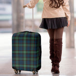 Irish Tartan Pattern Print Luggage Cover