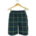 Irish Tartan Pattern Print Men's Shorts