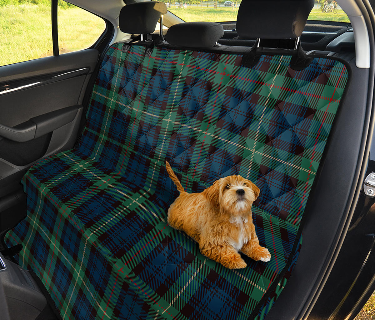 Irish Tartan Pattern Print Pet Car Back Seat Cover
