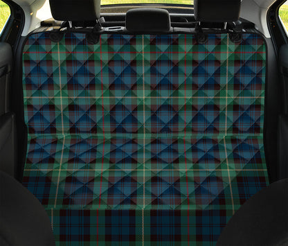 Irish Tartan Pattern Print Pet Car Back Seat Cover
