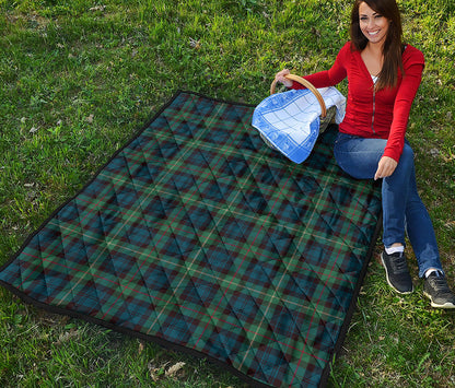 Irish Tartan Pattern Print Quilt