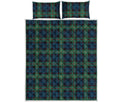 Irish Tartan Pattern Print Quilt Bed Set