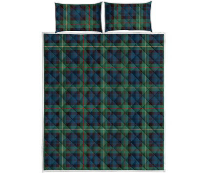 Irish Tartan Pattern Print Quilt Bed Set