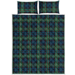 Irish Tartan Pattern Print Quilt Bed Set