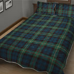 Irish Tartan Pattern Print Quilt Bed Set