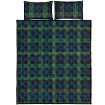 Irish Tartan Pattern Print Quilt Bed Set