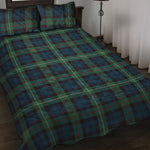 Irish Tartan Pattern Print Quilt Bed Set