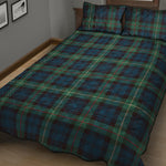 Irish Tartan Pattern Print Quilt Bed Set
