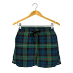 Irish Tartan Pattern Print Women's Shorts