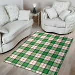 Irish Tartan St. Patrick's Day Print Area Rug