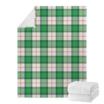 Irish Tartan St. Patrick's Day Print Blanket