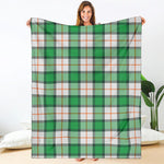 Irish Tartan St. Patrick's Day Print Blanket