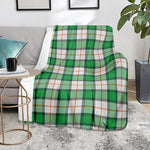 Irish Tartan St. Patrick's Day Print Blanket