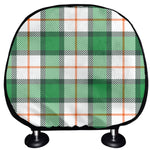 Irish Tartan St. Patrick's Day Print Car Headrest Covers