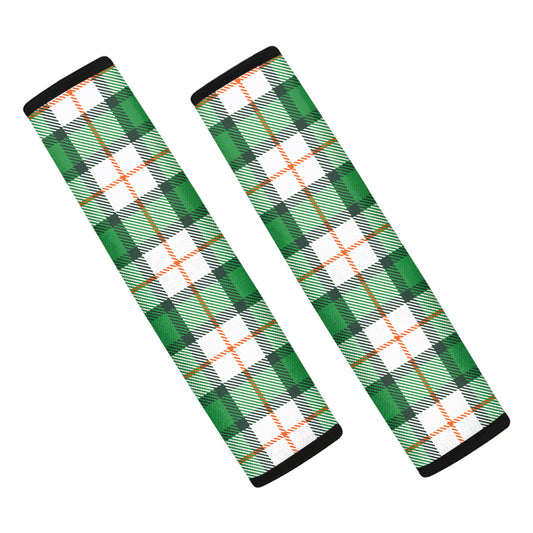 Irish Tartan St. Patrick's Day Print Car Seat Belt Covers