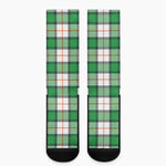 Irish Tartan St. Patrick's Day Print Crew Socks