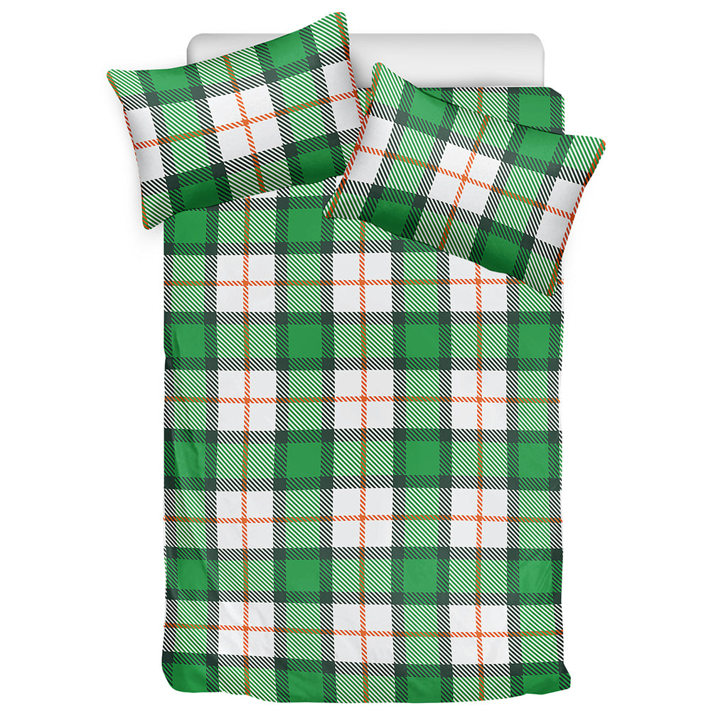 Irish Tartan St. Patrick's Day Print Duvet Cover Bedding Set