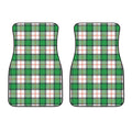 Irish Tartan St. Patrick's Day Print Front Car Floor Mats