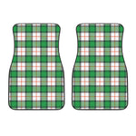 Irish Tartan St. Patrick's Day Print Front Car Floor Mats