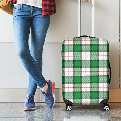 Irish Tartan St. Patrick's Day Print Luggage Cover