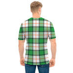 Irish Tartan St. Patrick's Day Print Men's T-Shirt