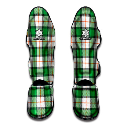 Irish Tartan St. Patrick's Day Print Muay Thai Shin Guard