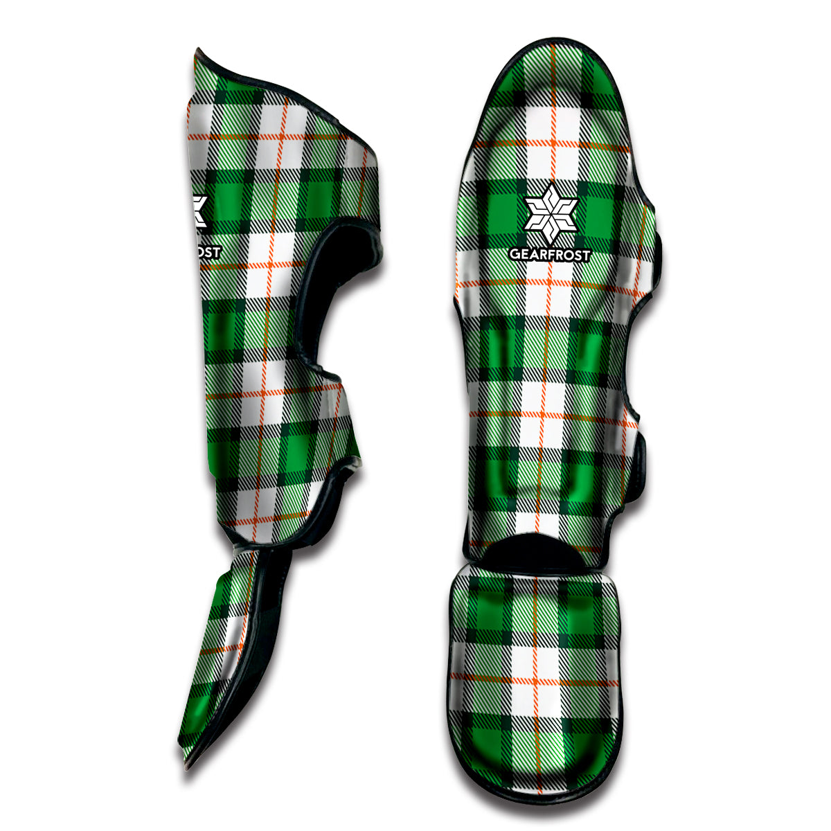 Irish Tartan St. Patrick's Day Print Muay Thai Shin Guard