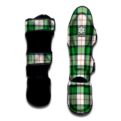 Irish Tartan St. Patrick's Day Print Muay Thai Shin Guard