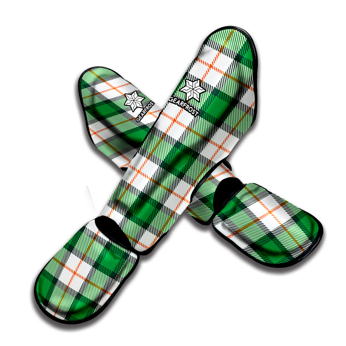 Irish Tartan St. Patrick's Day Print Muay Thai Shin Guard