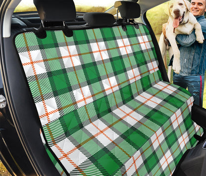 Irish Tartan St. Patrick's Day Print Pet Car Back Seat Cover