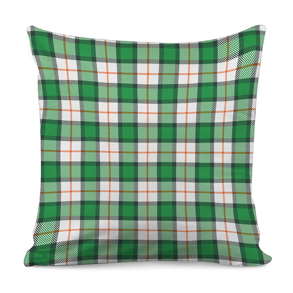 Irish Tartan St. Patrick's Day Print Pillow Cover