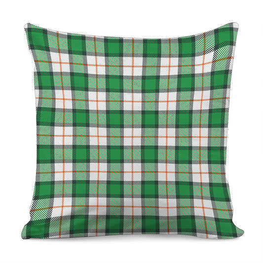 Irish Tartan St. Patrick's Day Print Pillow Cover