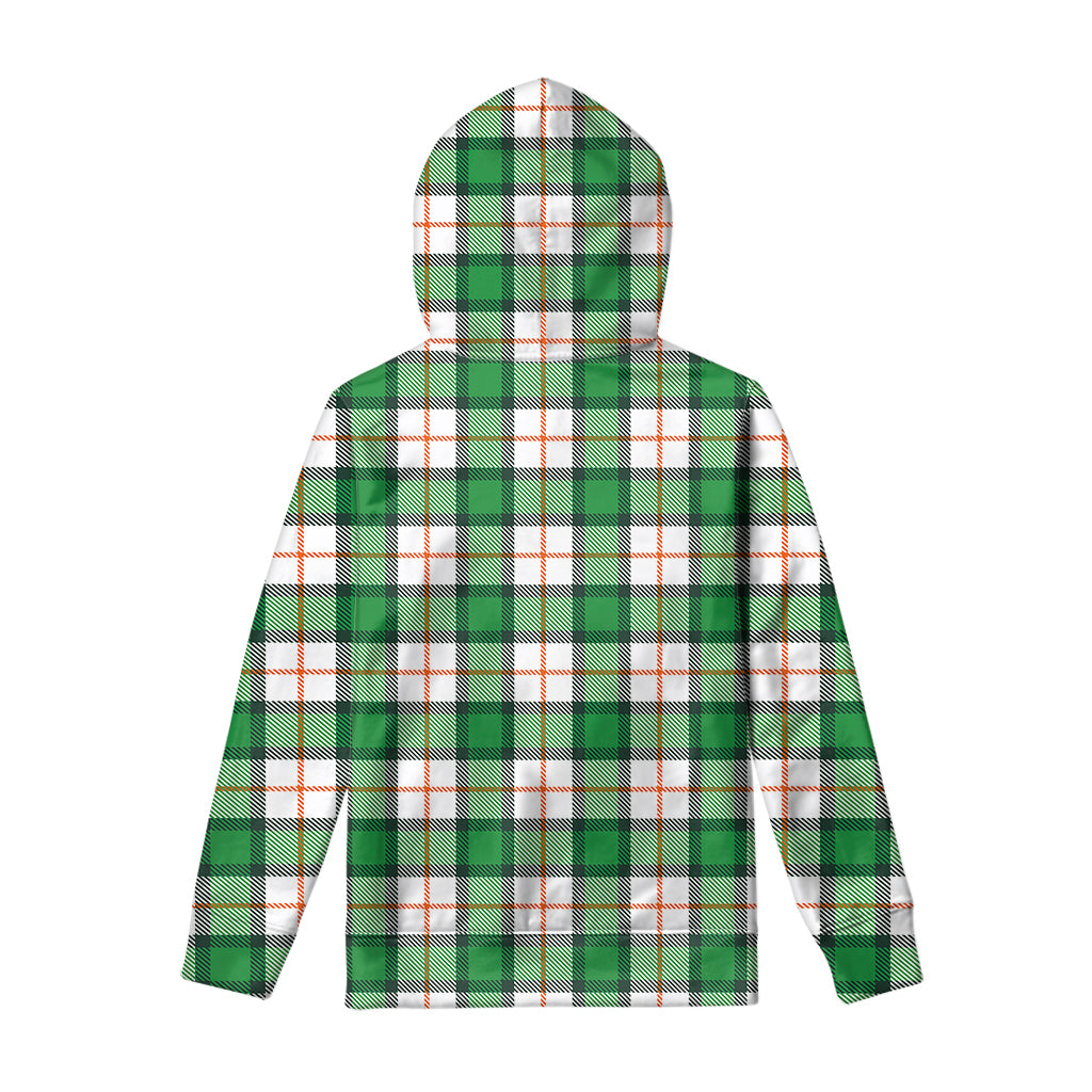 Irish Tartan St. Patrick's Day Print Pullover Hoodie