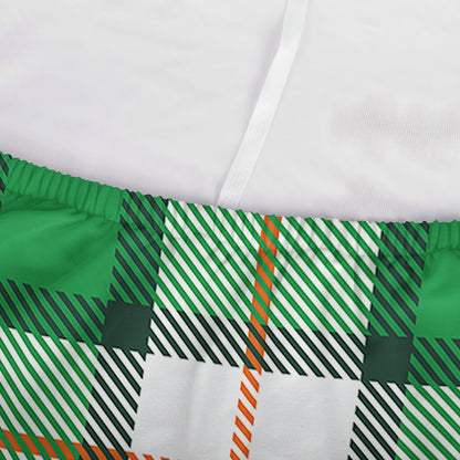 Irish Tartan St. Patrick's Day Print Sofa Cover