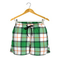 Irish Tartan St. Patrick's Day Print Women's Shorts
