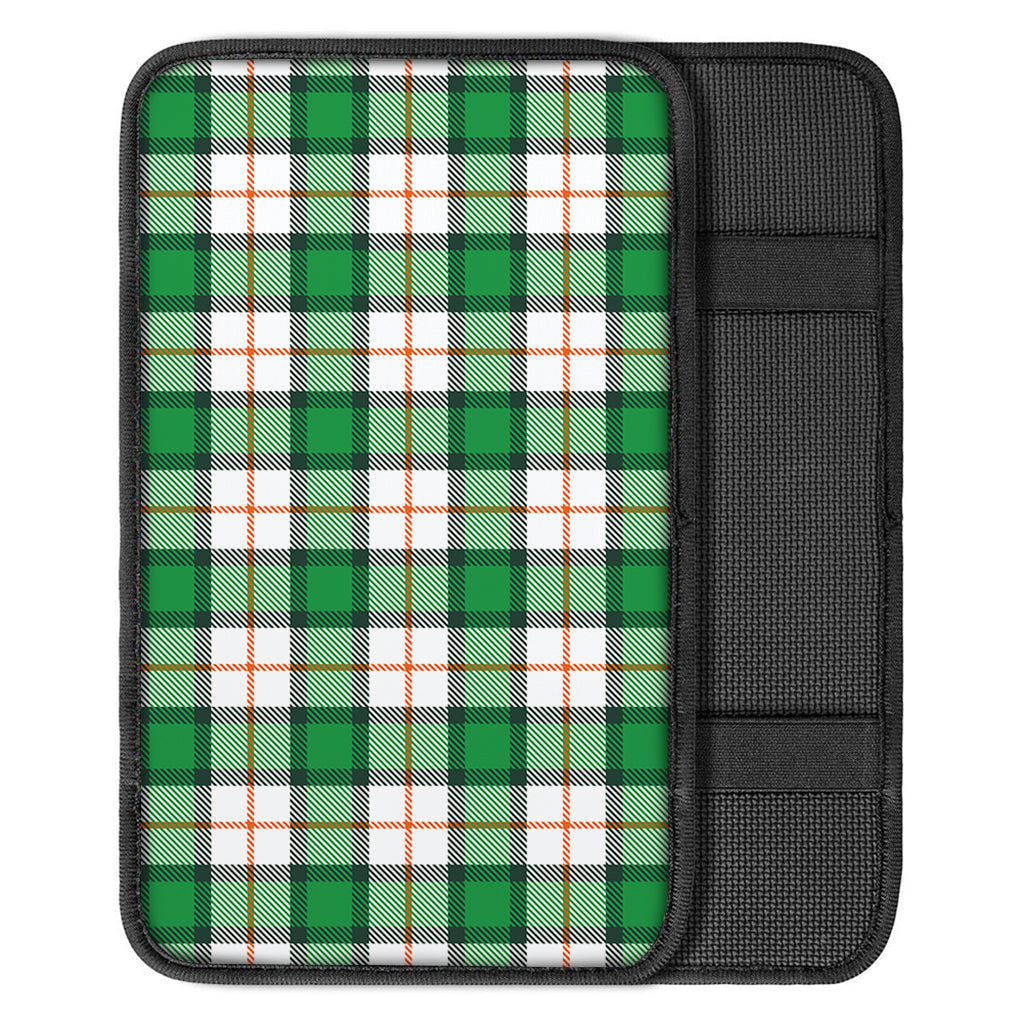 Irish Tartan St. Patrick's Day Print Car Center Console Cover