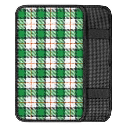 Irish Tartan St. Patrick's Day Print Car Center Console Cover