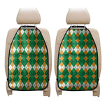 Irish Themed Argyle Pattern Print Car Seat Organizers